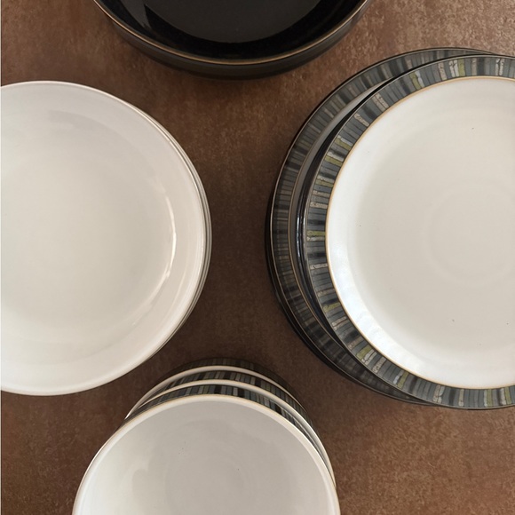 Denby Jet Stripes Dinner Set - Picture 4 of 6